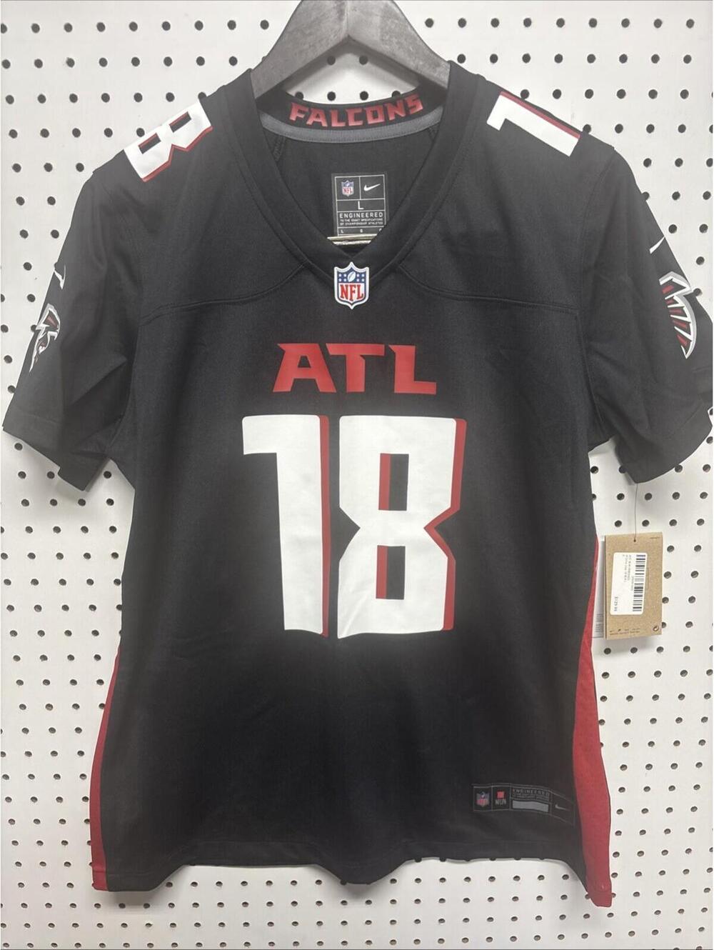 Kirk Cousins Atlanta Falcons W Finished H Gme Jrsy Womens Black L